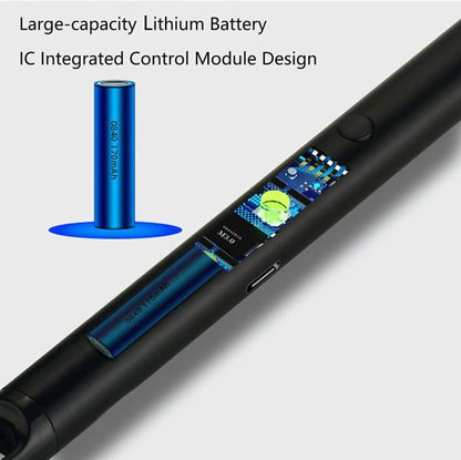 Electric Lighter With USB Charging For Kitchen - Led Battery Display Rotate 360 Degrees